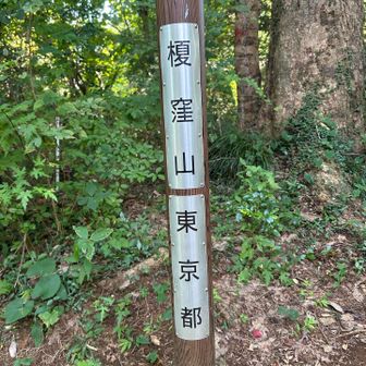 「榎窪山」山頂標識