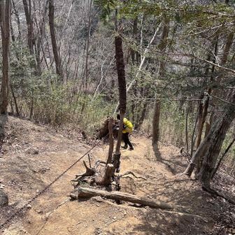 下山時も
鎖場あり(なくてもいける？)