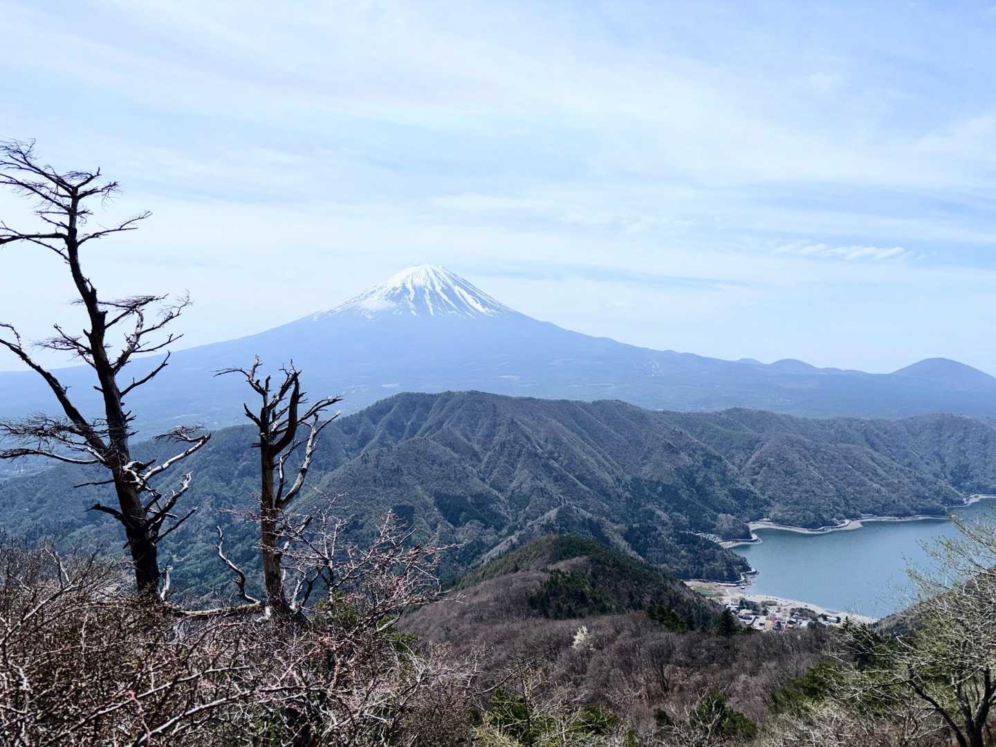 十二ヶ岳登山道入口-ミネ山-毛無山-十二ヶ岳-桑留尾登山口 縦走コースの写真