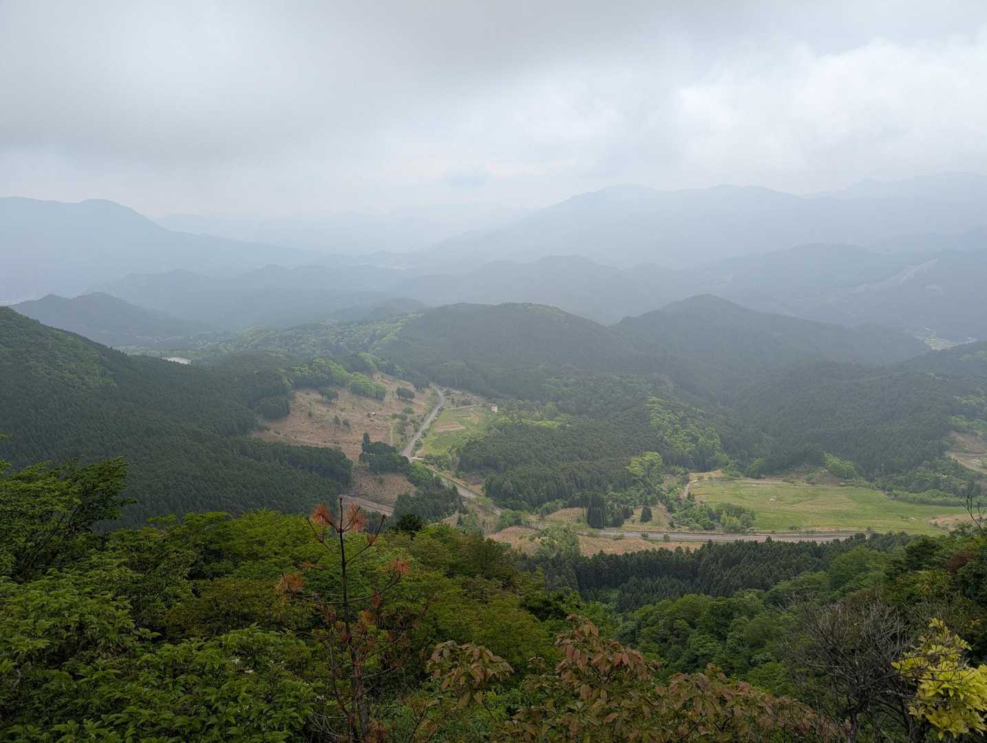 後古光山・古光山ハイキングコース登山口-後古光山-古光山- 周回コースの写真