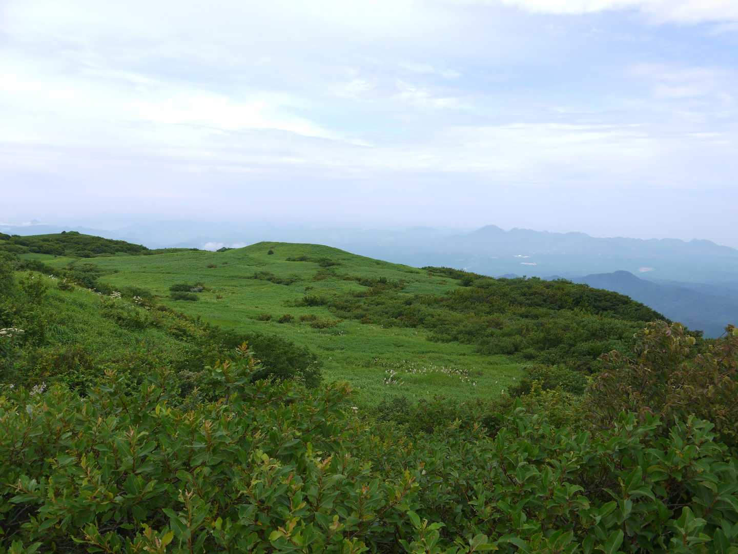 途中「山頂は風が強くて寒いよ」と教えてもらってましたが、今は気持ち良いと感じる風です。
メチャ涼しいー！
気持ち良いー！