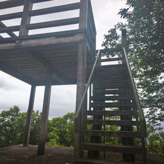 展望台があったので登ってみます