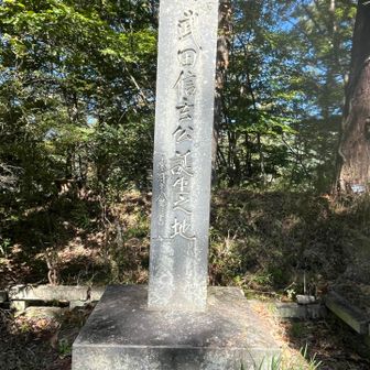 武田信玄公誕生之地
山中で生まれた訳ではあるまいに😅
明治時代に日本海軍の軍人であった東郷平八郎書、と何気にサラッと凄いな😳。