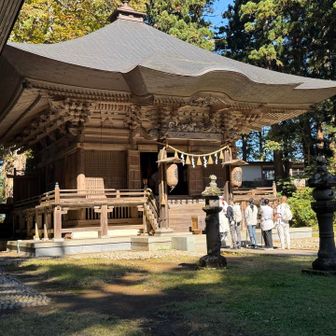 先達さんが法螺貝鳴らしてた！すごい😍