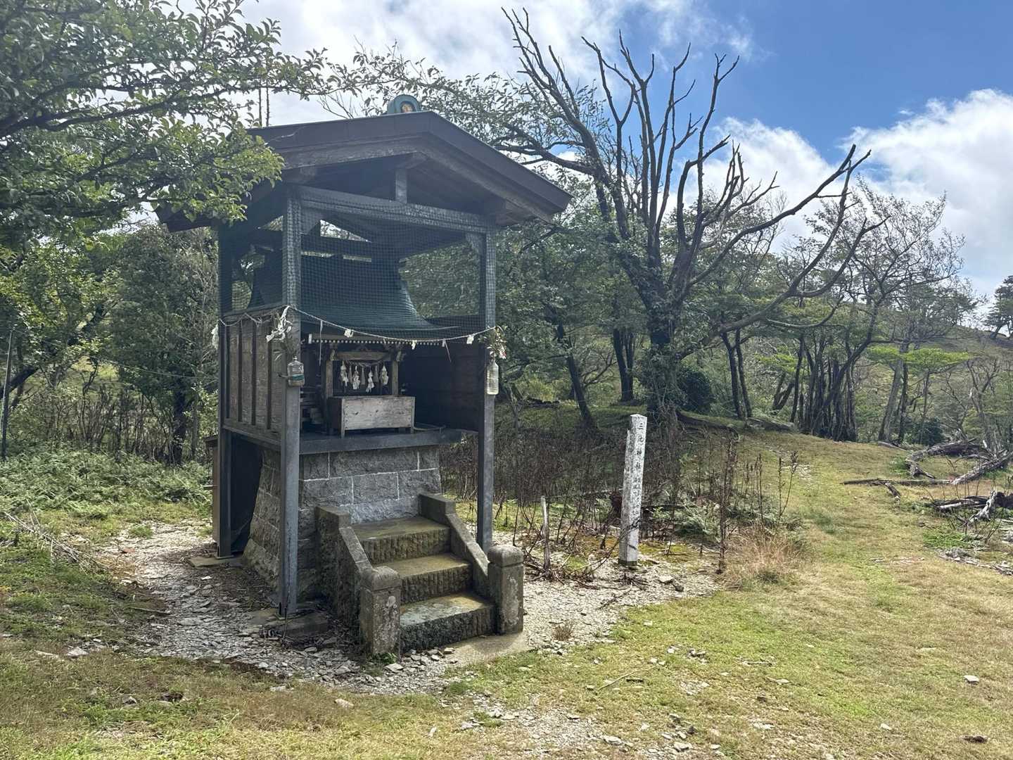 白髪岳新登山口-猪ノ子伏-三池神社-白髪岳 往復コースの写真