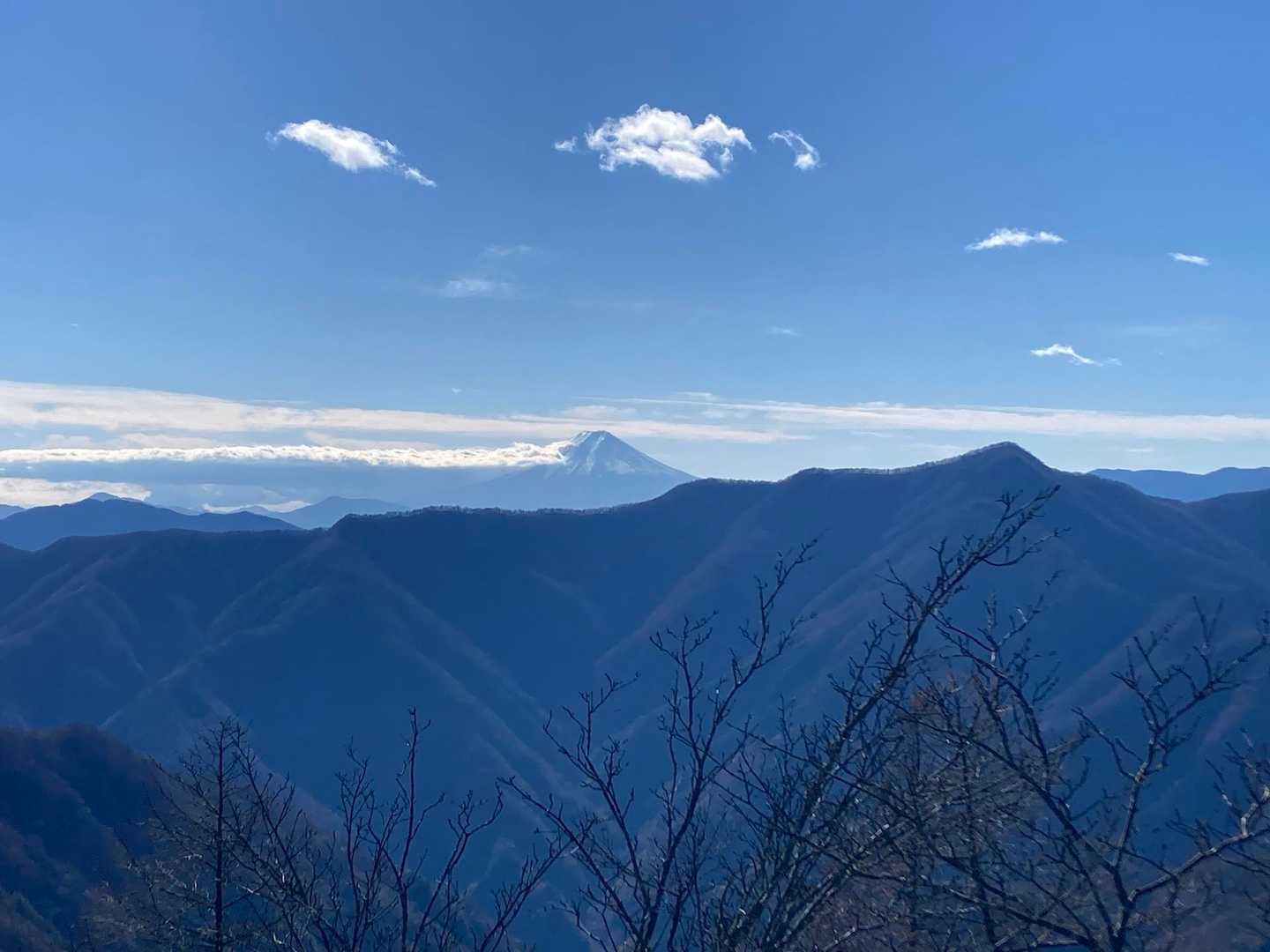 東日原バス停-横篶山-天目山 往復コースの写真
