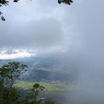男体山から宝篋山方向
