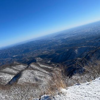 眼下にそびえる我故郷、足利。