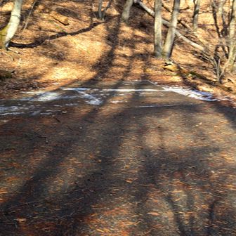 駐車場
雪がなければ、ここまで来れるらしい。
三台は停められそう