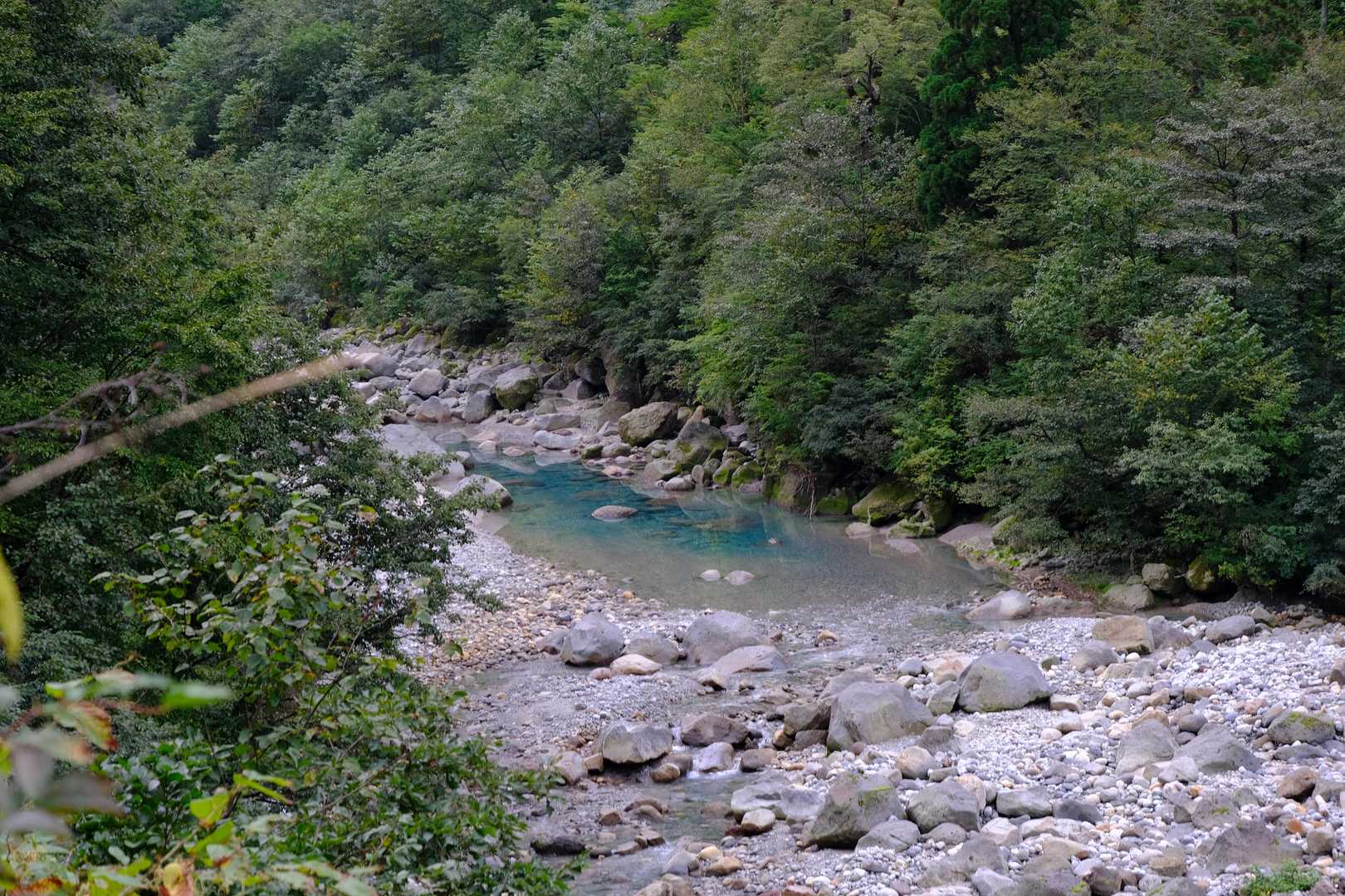 称名川の水が綺麗