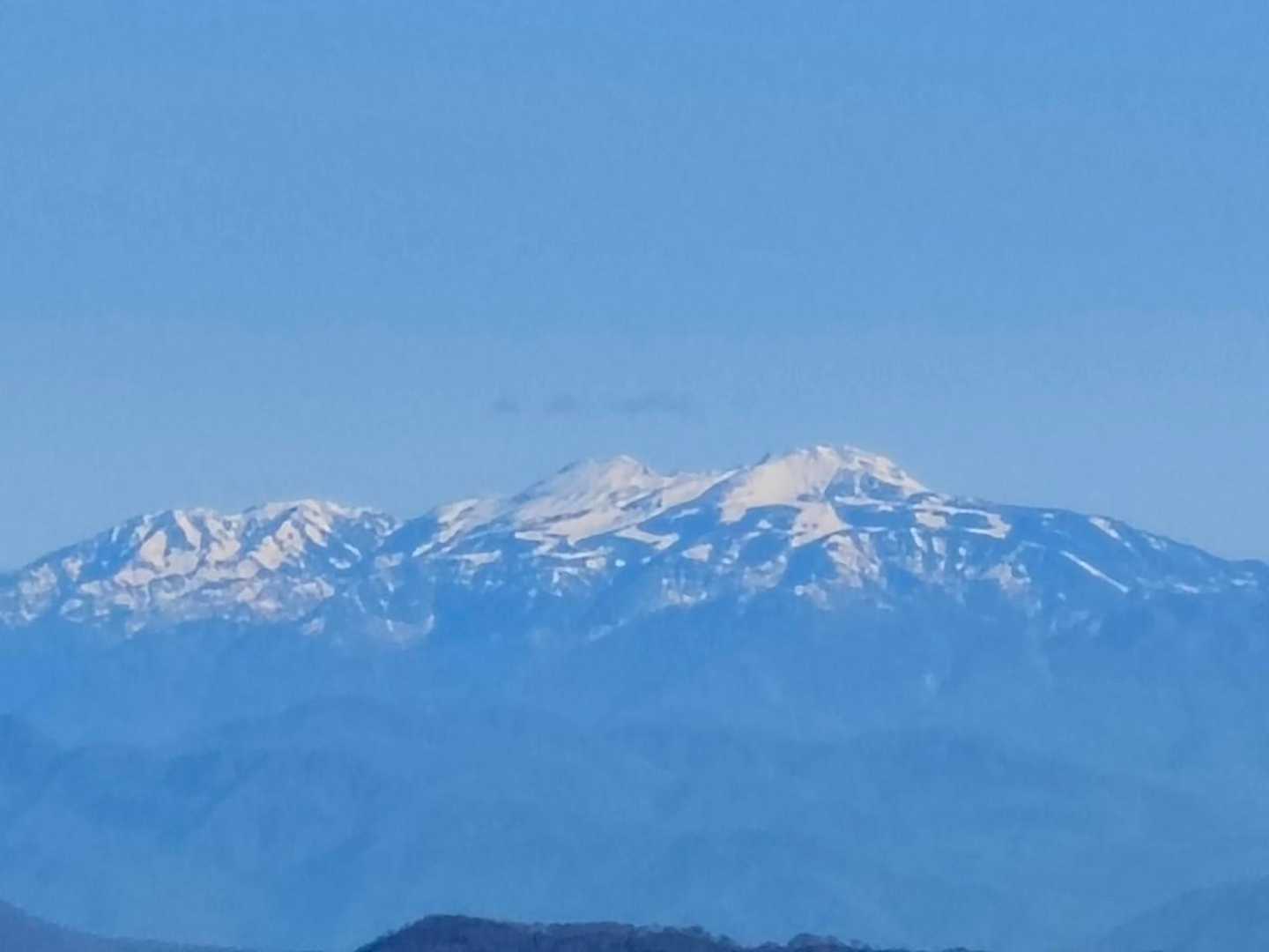白山ドアップ❄️🏔️
