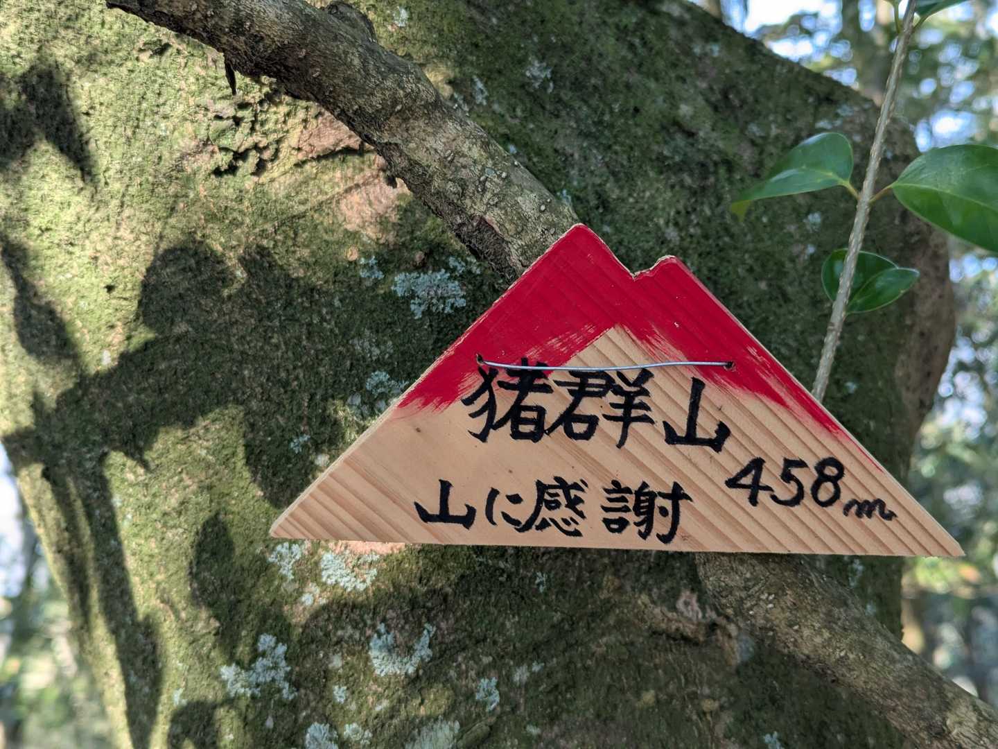ここにも可愛らしい山頂標識が♡