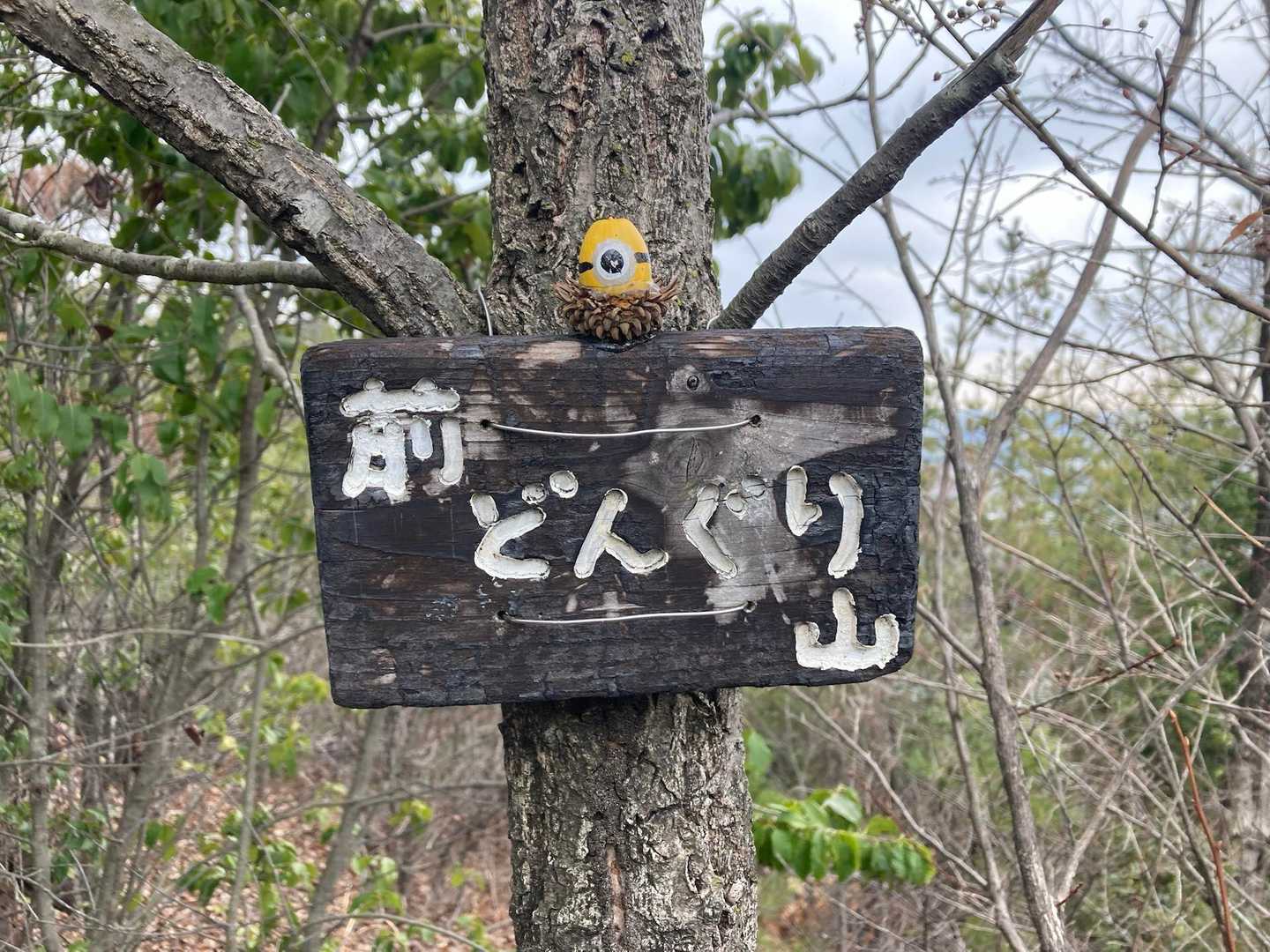 別の前どんぐり山の山看板1️⃣
with ミニオンズ