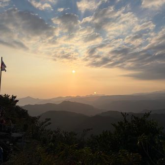 唐泉山⛰️と有明海方面🐚