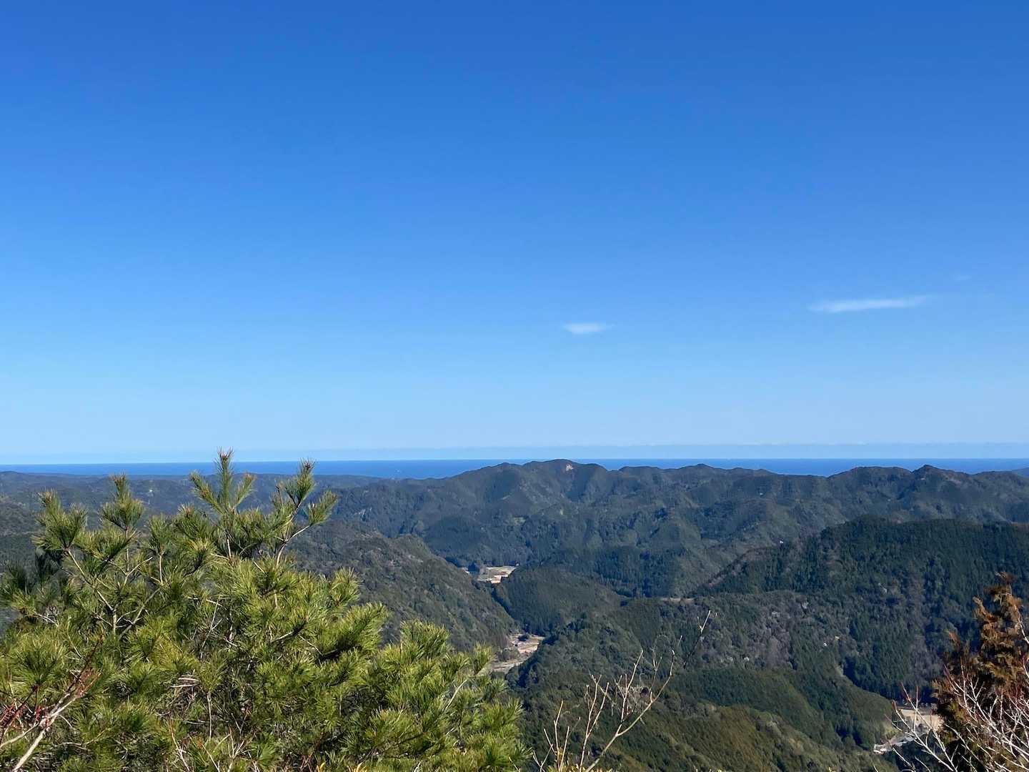 嶽ノ森山登り口-嶽ノ森山-嶽ノ森山登り口 縦走コースの写真