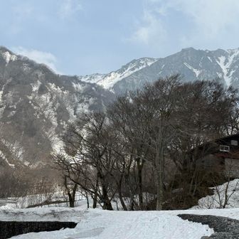 時折ガス抜けで北壁が見える👍