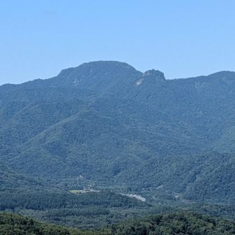 さんちょーからの景色。八剣山かな？