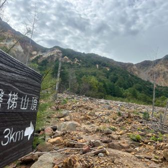 磐梯山頂　　　　　　ﾘﾝﾄﾞｳのﾂﾎﾞﾐ▲▲▲ｯﾎﾟｲ
2.3km⇨

