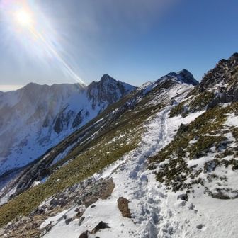 では来た道を戻り更に千畳敷カールへ