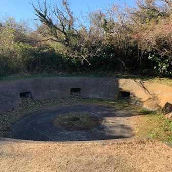 日本海軍設置した砲台跡