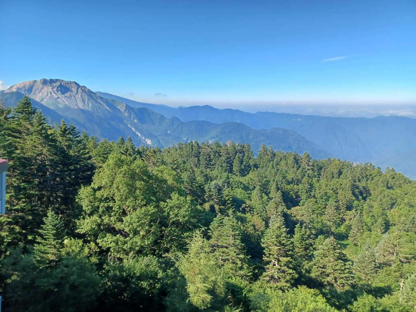 焼岳方面