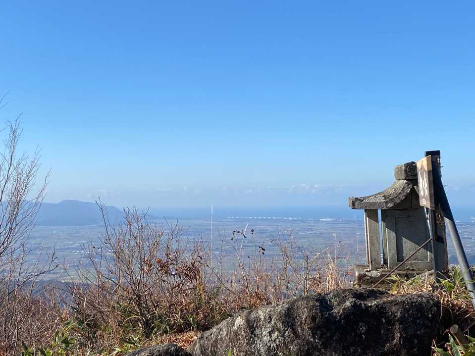 山頂です