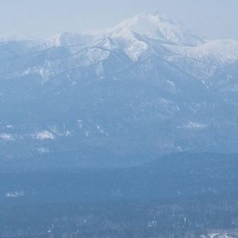 ニペソツ山が、綺麗です。