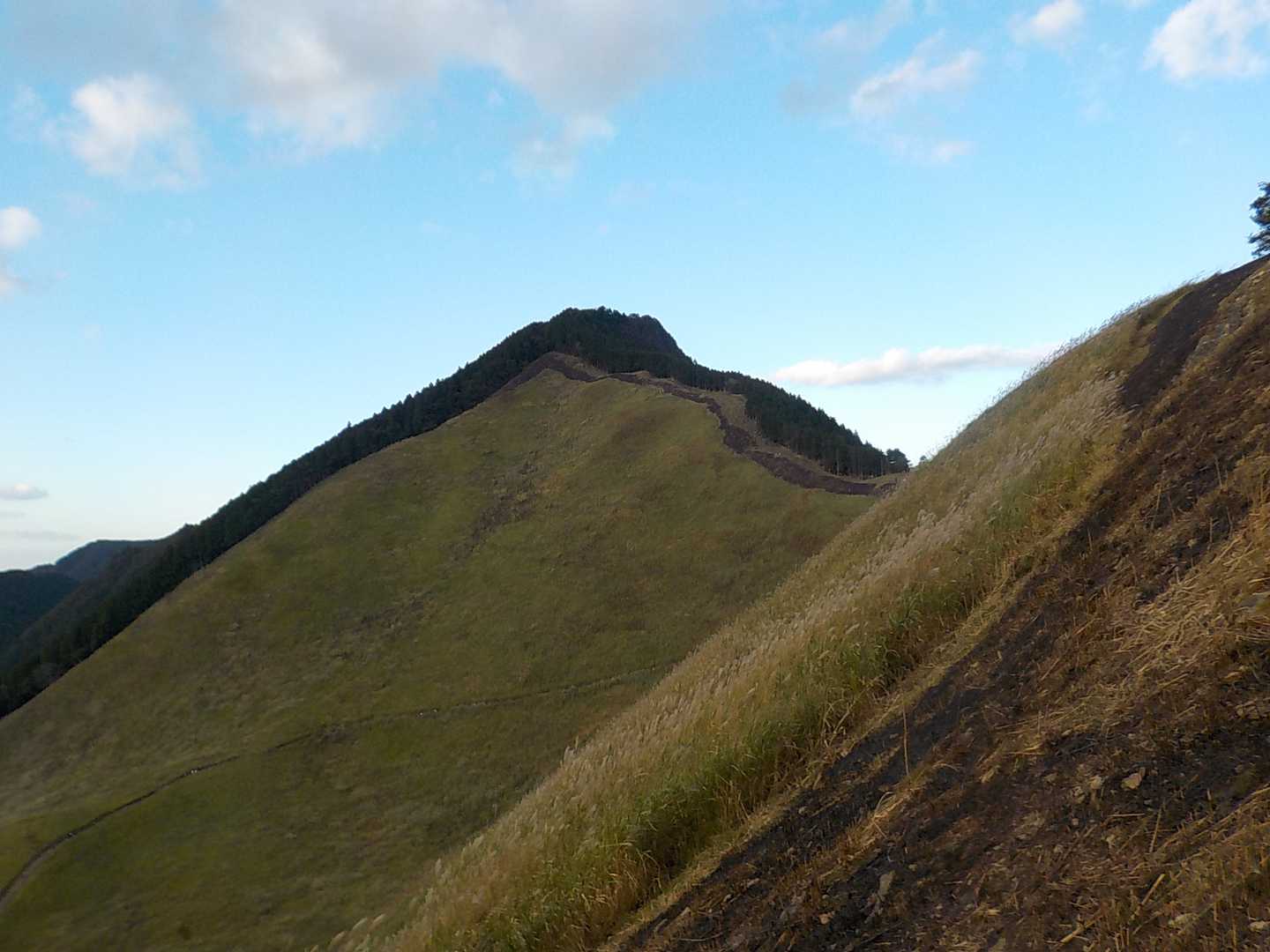 後古光山・古光山ハイキングコース登山口-後古光山-古光山- 周回コースの写真