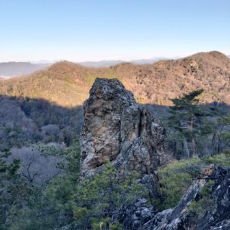よく目にするローソク岩の写真です。人が入らないと大きさが判らないですね‼️