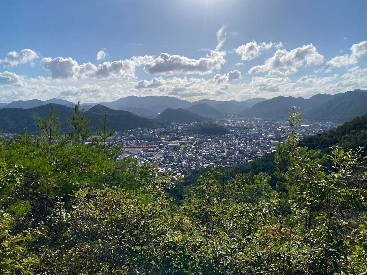 500mの休憩地点
　写真からも爽やかさが伝わる