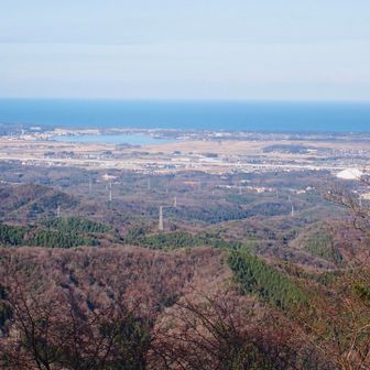 片山津方面
柴山潟が見えてますね。