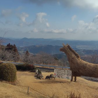 富士山は霞んでいて見えず。富士山見える率、低すぎん？🫠