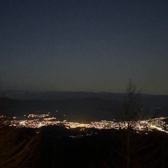 佐藤小屋からの夜景