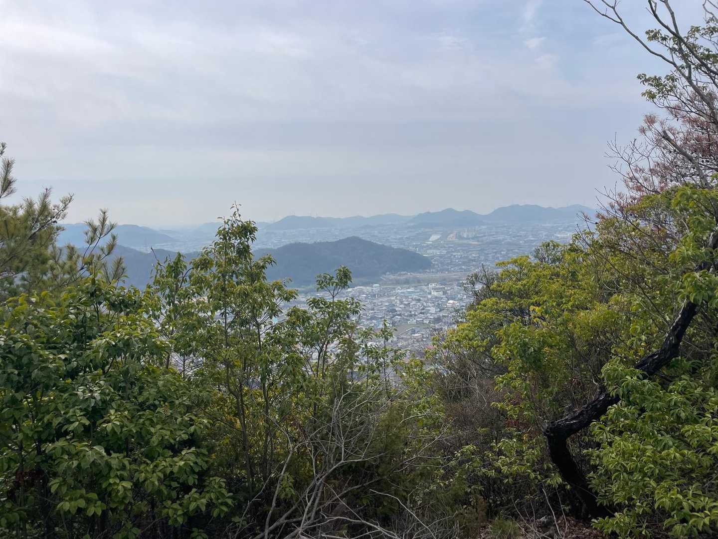 増位山山頂から、東側の眺望です