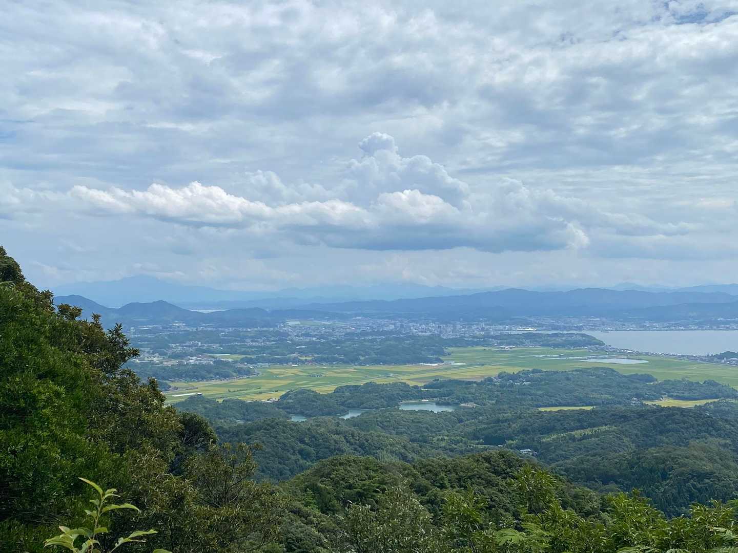 大山も見えている