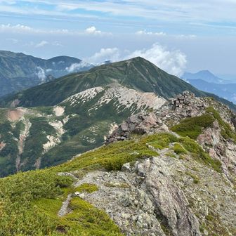 独標から先の尾根
