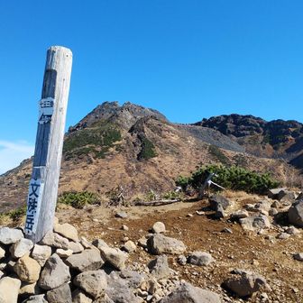 文殊岳頂上