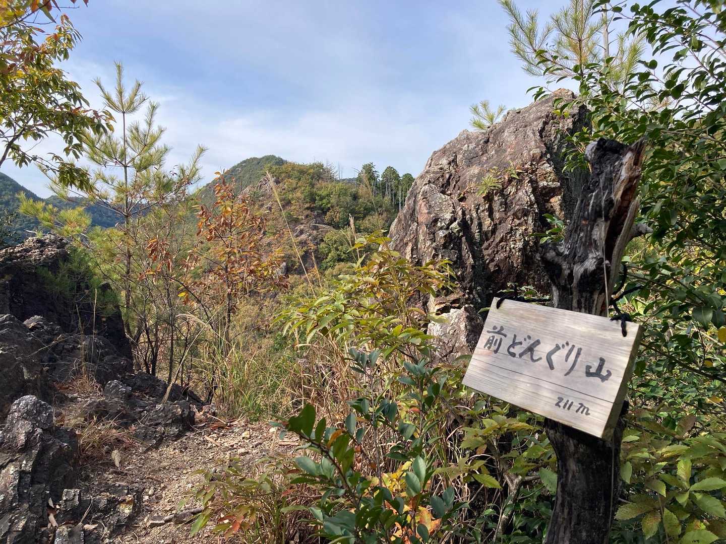 前どんぐり山登頂です〜⛰️