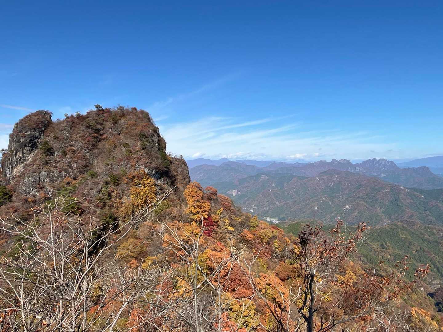 一ノ岳から二ノ岳と妙義山
