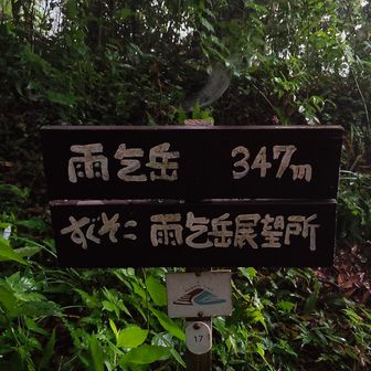 山頂標識
