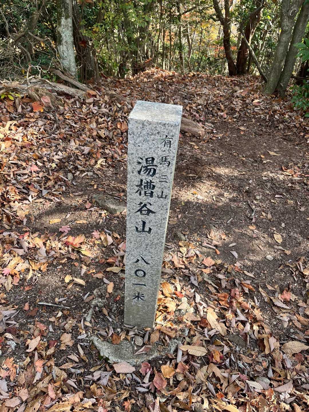 落葉山-灰形山-湯槽谷山 周回コースの写真