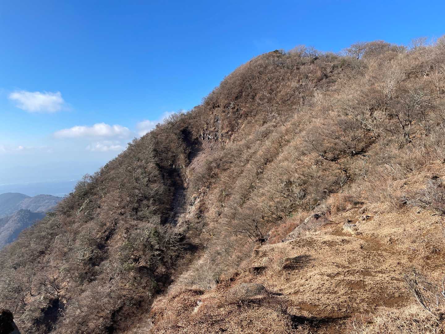 位牌岳-一服峠-袴腰岳-馬場平-愛鷹山 周回コースの写真