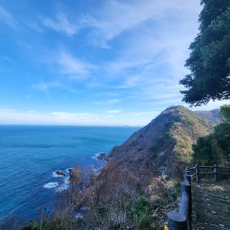 下山途中からの景色