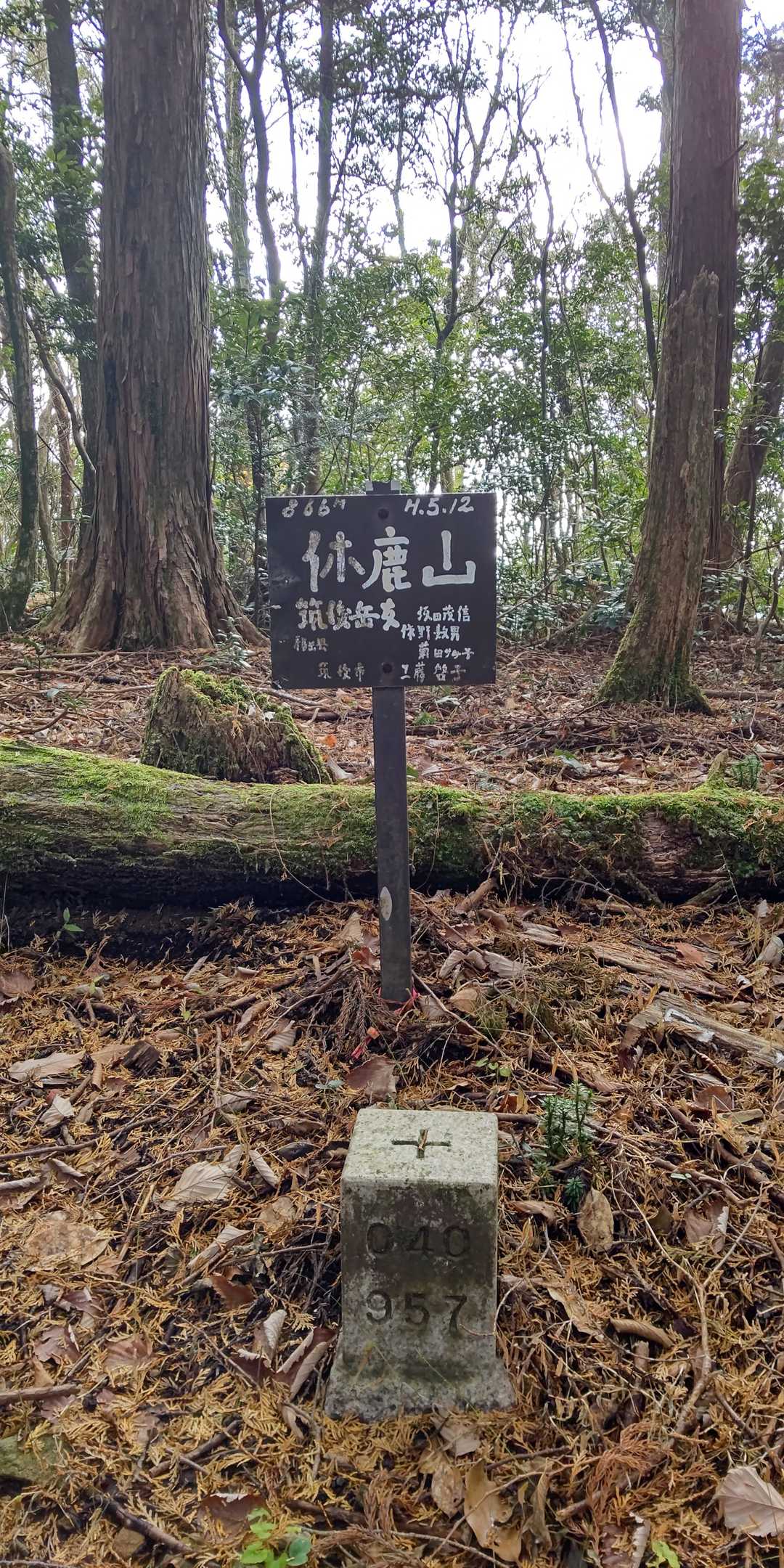 休鹿山山頂