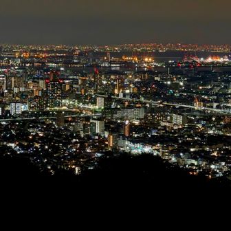 六甲全山縦走の逆走は、夜景を見ることが出来るポイントが多いのが良いですね。