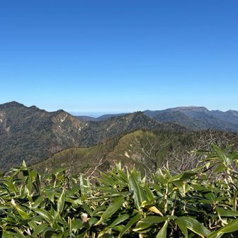 先日行った苗場山も見えた！