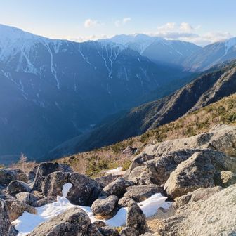 仙丈ヶ岳や