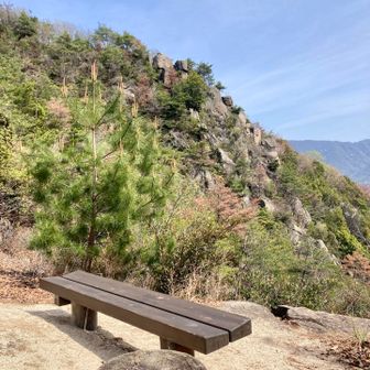 Aルートベンチからの〜
地獄岩🪨

やっぱ近いけーね、迫力あるで😁👍