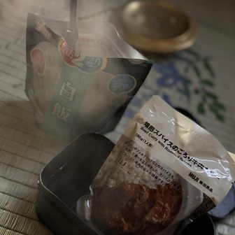 初めてのアルファ米に挑戦🍚
めっちゃ簡単ですごい！