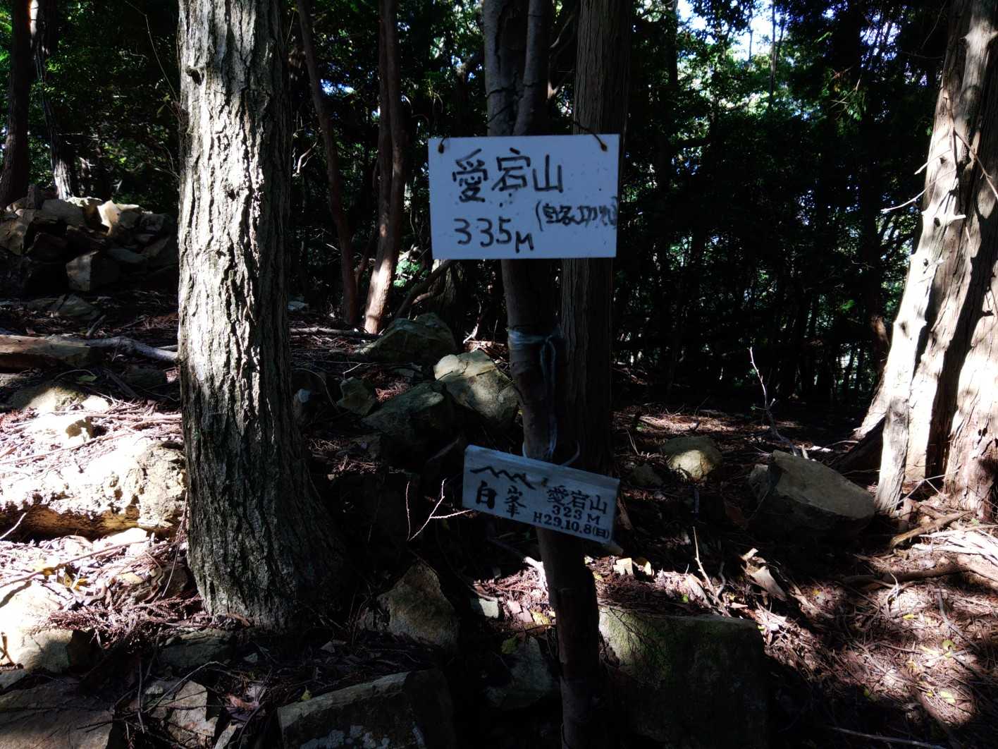 愛宕山山頂到着😆